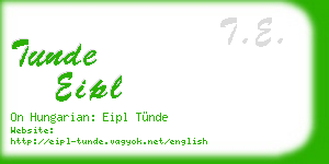 tunde eipl business card
